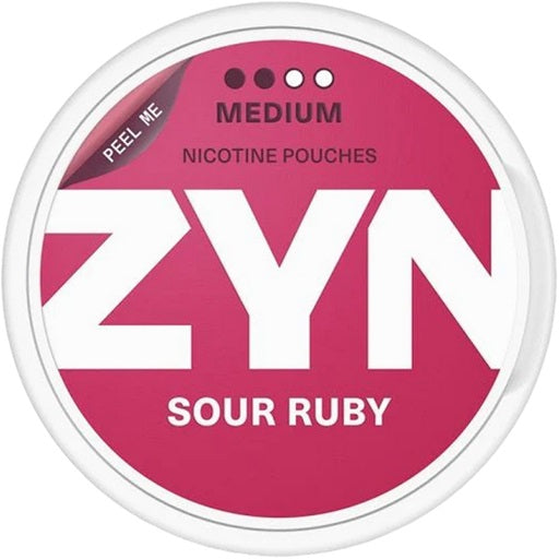 Zyn Sour Ruby Medium (EU) - 6mg - Pouch Papi