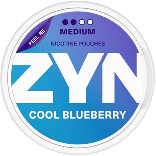 Zyn Cool Blueberry Medium (EU) - 6mg - Pouch Papi