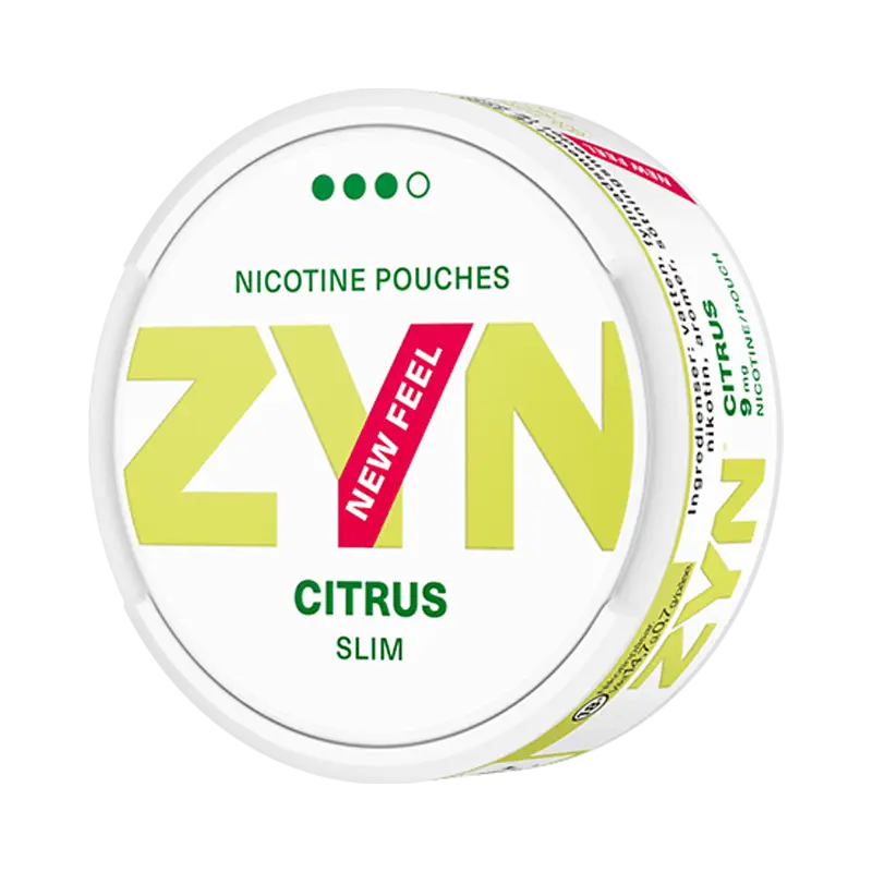 ZYN Citrus Slim Strong 9 mg - Pouch Papi