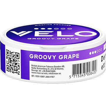 VELO Groovy Grape  |  Slim Nicotine Pouches - Pouch Papi