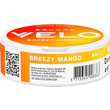 VELO Breezy Mango | Slim Nicotine Pouches - Pouch Papi